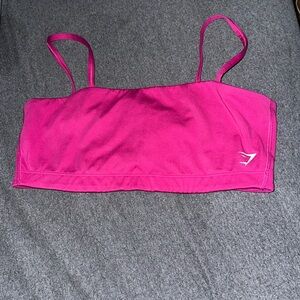 Pink Gymshark sports bra